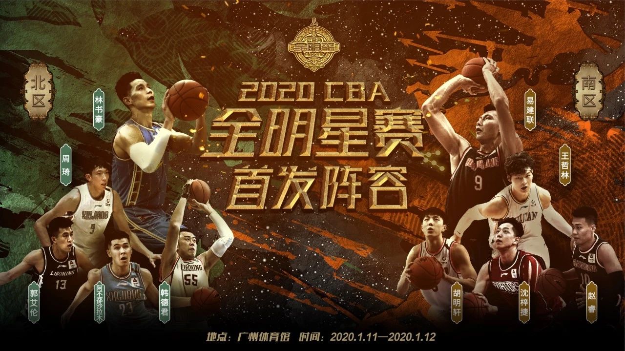 CBA全明星首发出炉，一场篮球盛宴的序幕