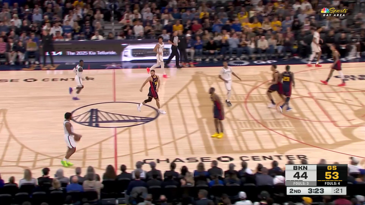 勇士vs篮网，NBA直播视频里的那些热血瞬间与战术博弈